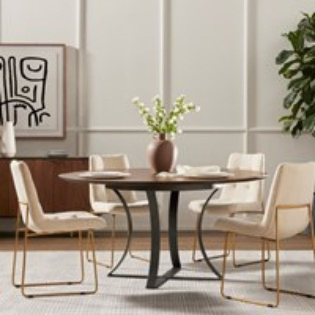 Camile Dining Chair-Savile Flannel