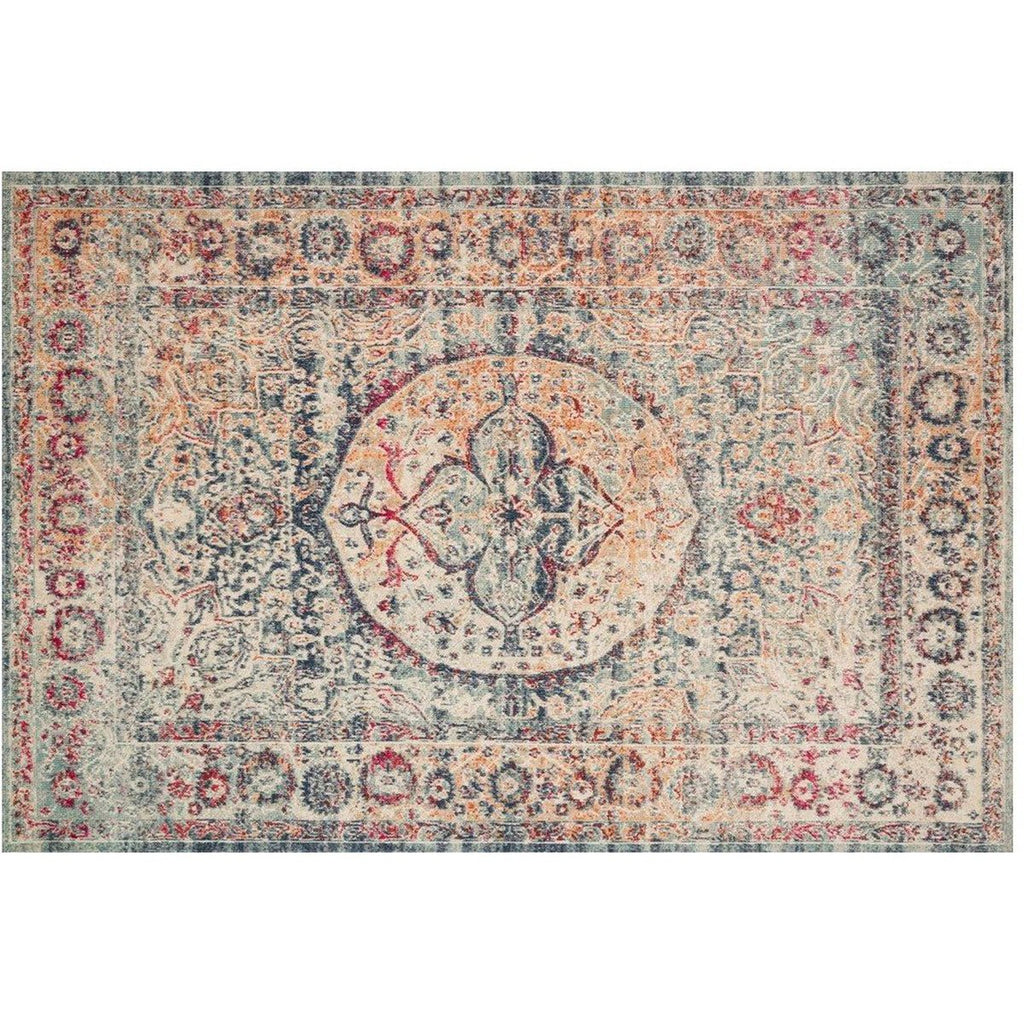 BLUE AND MULTICOLOR NOUR RUG