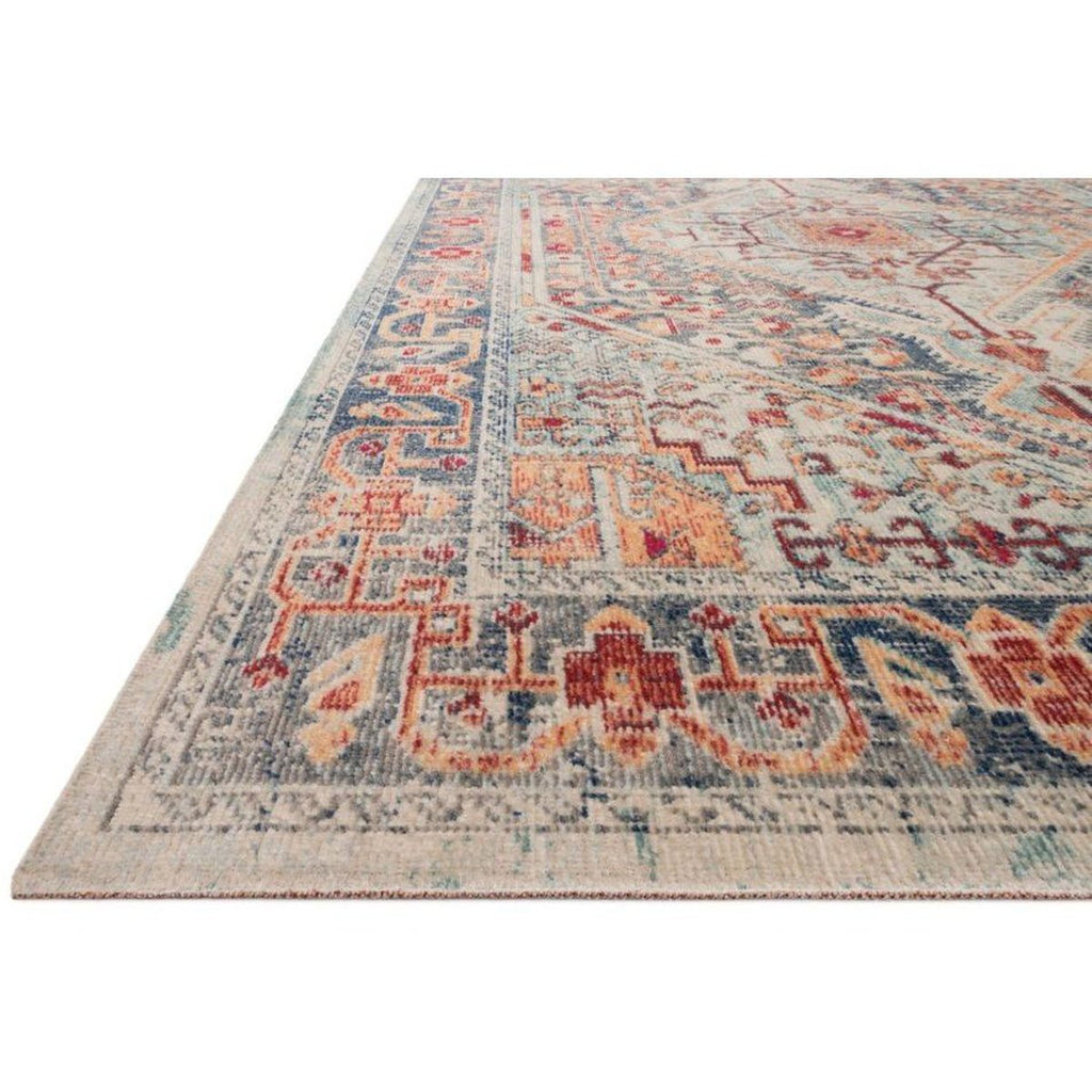 BLUE AND FIESTA NOUR RUG