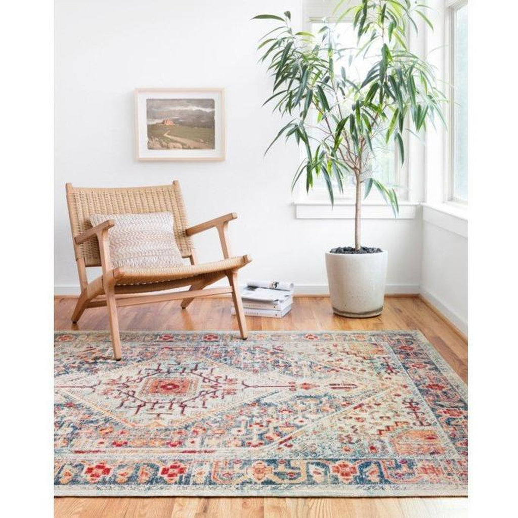 BLUE AND FIESTA NOUR RUG