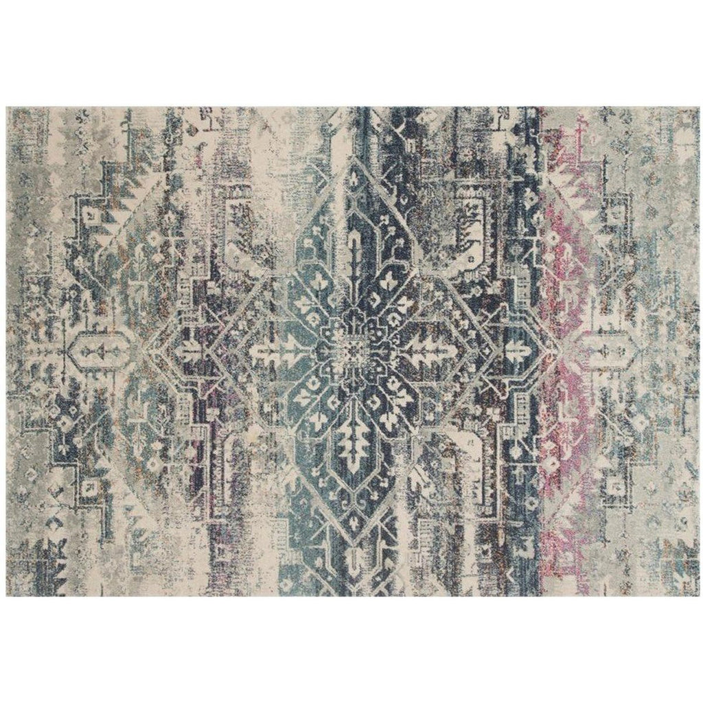 MIDNIGHT AND MULTICOLOR ZEHLA RUG