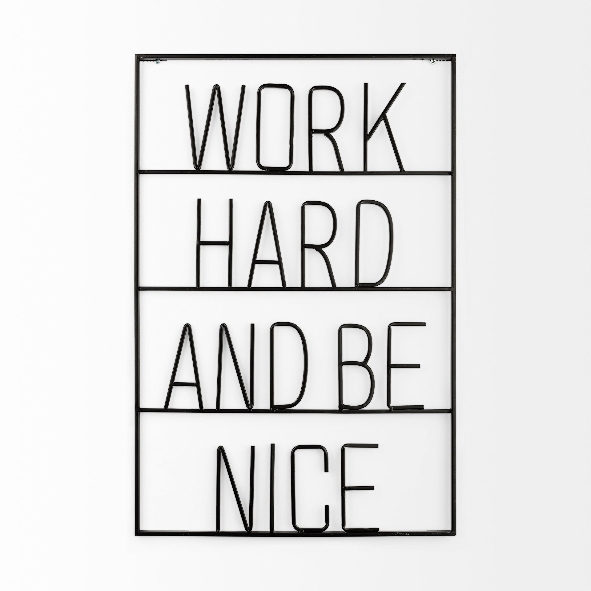 Hardworking Sign Work Hard Sign