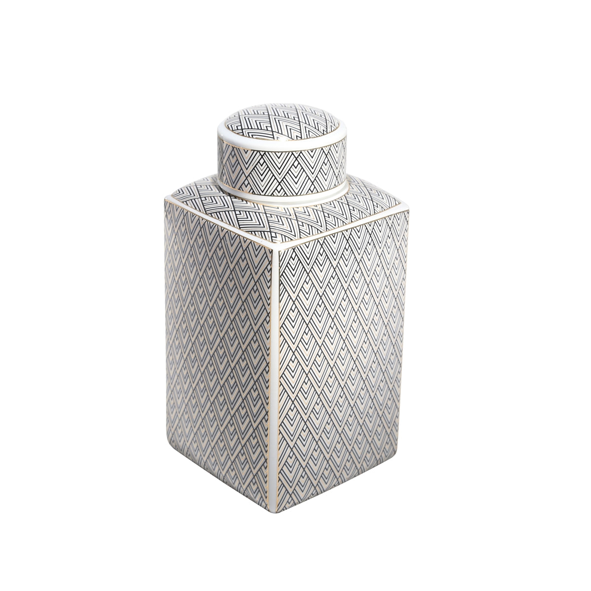 Gray Ceramic Jar - Small