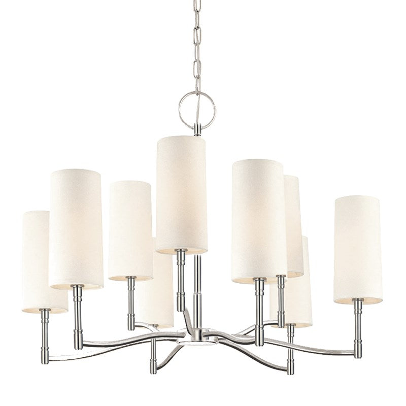POLISHED NICKEL DILLON CHANDELIER
