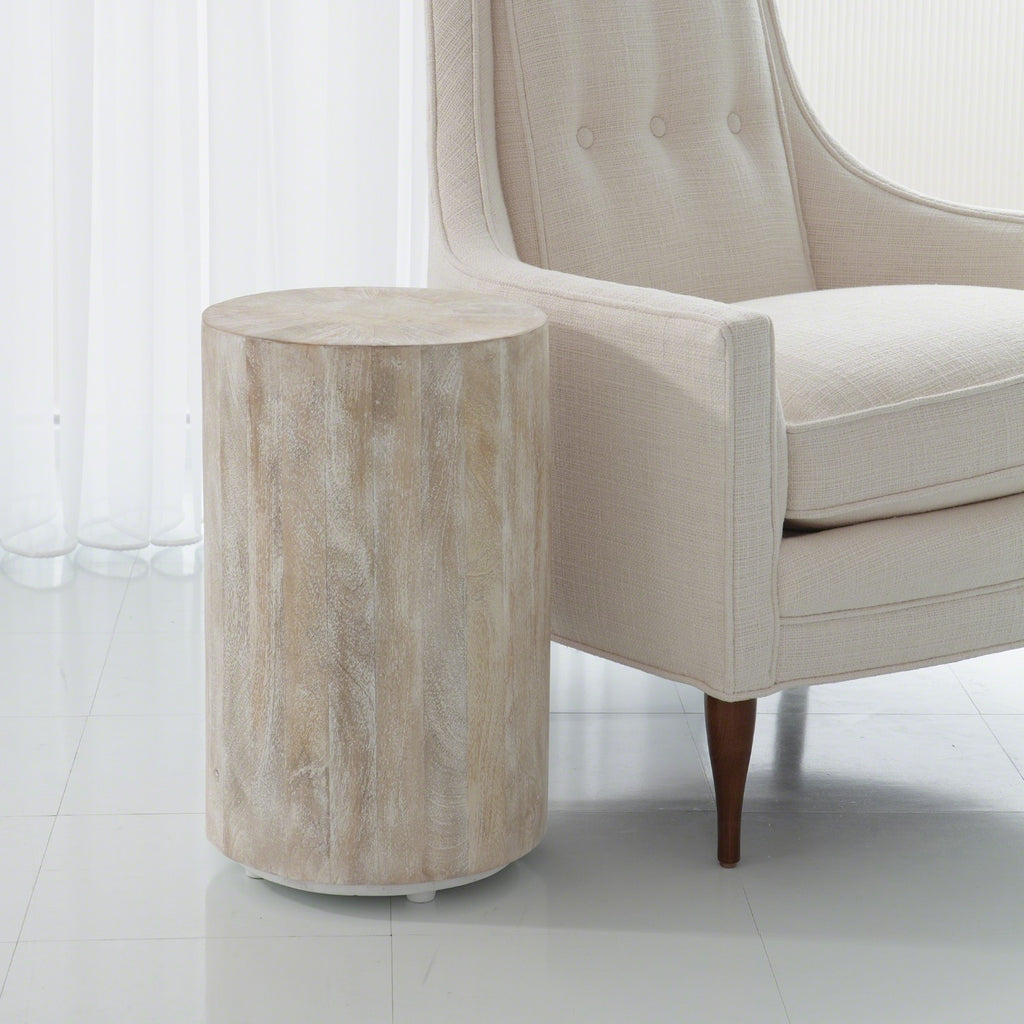 DRIFTWOOD DRUM TABLE