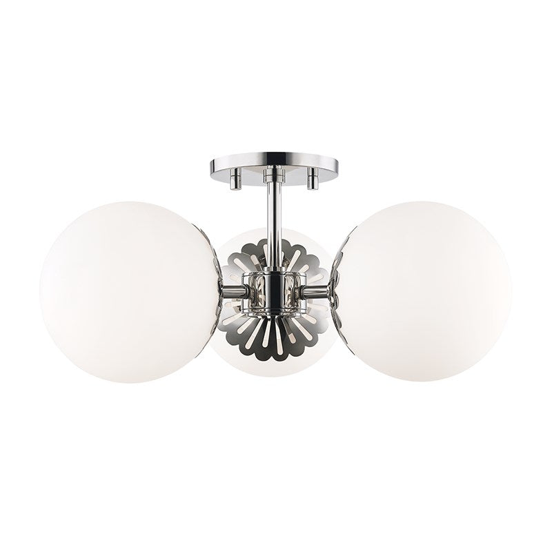 POLISHED NICKEL PAIGE SCONCE