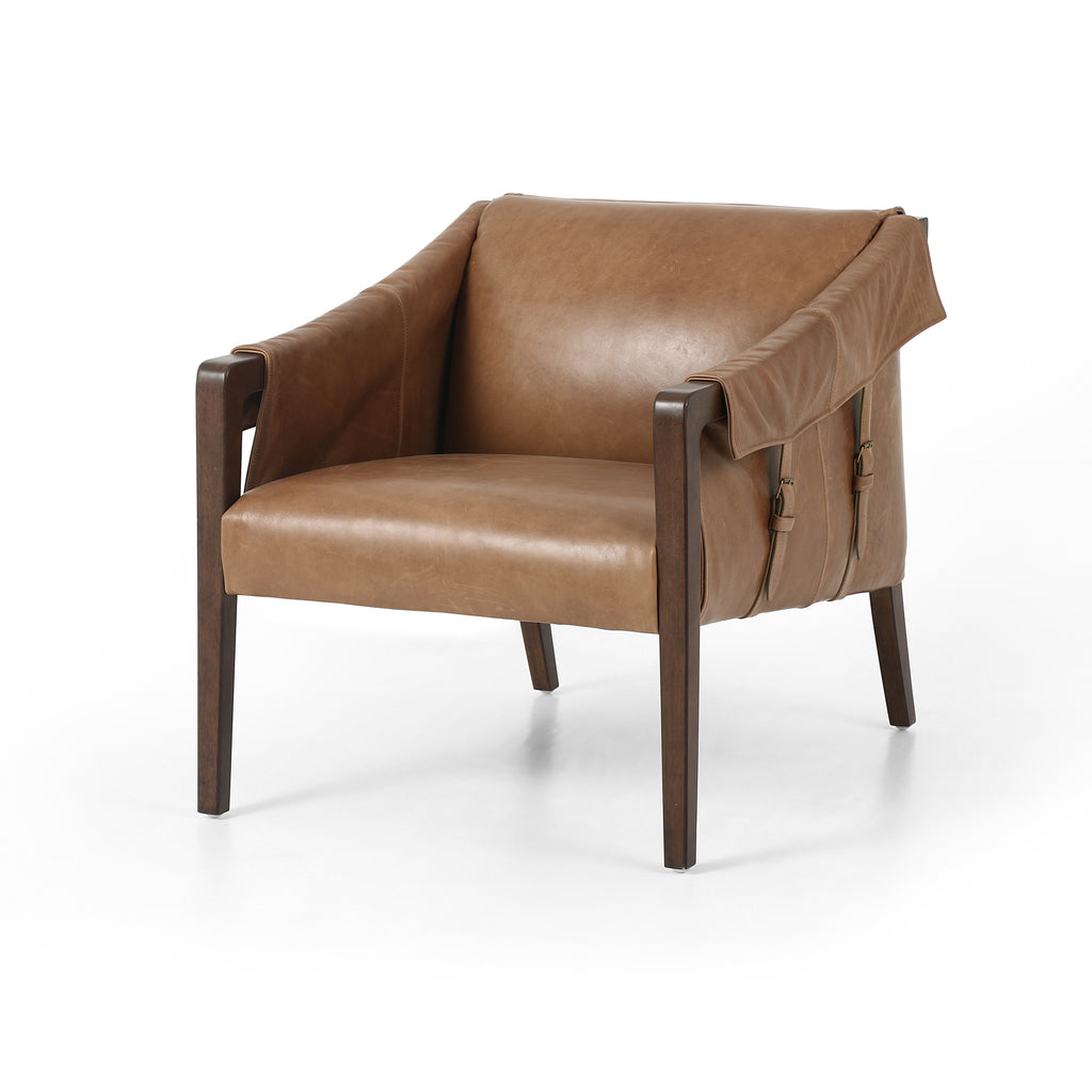 Bauer Leather Chair-Warm Taupe Dakota