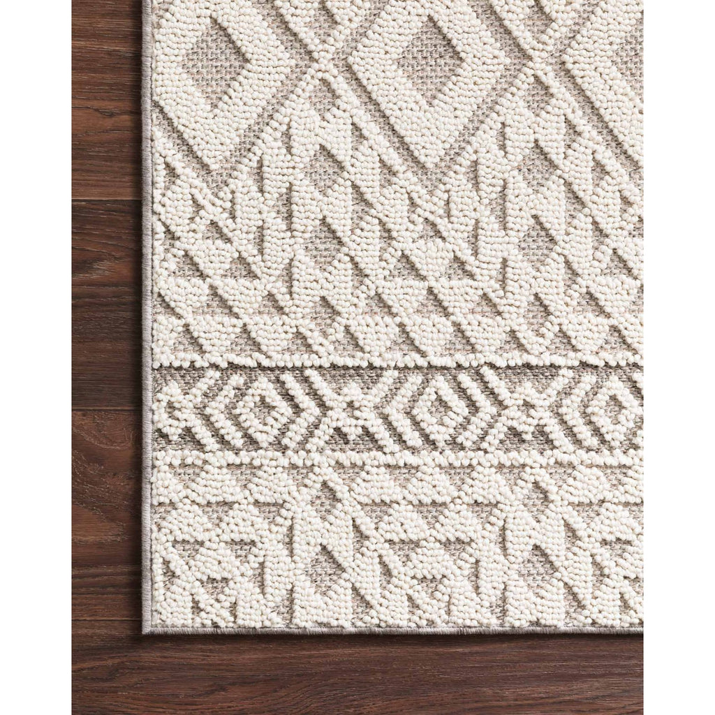 SILVER/ IVORY COLE RUG