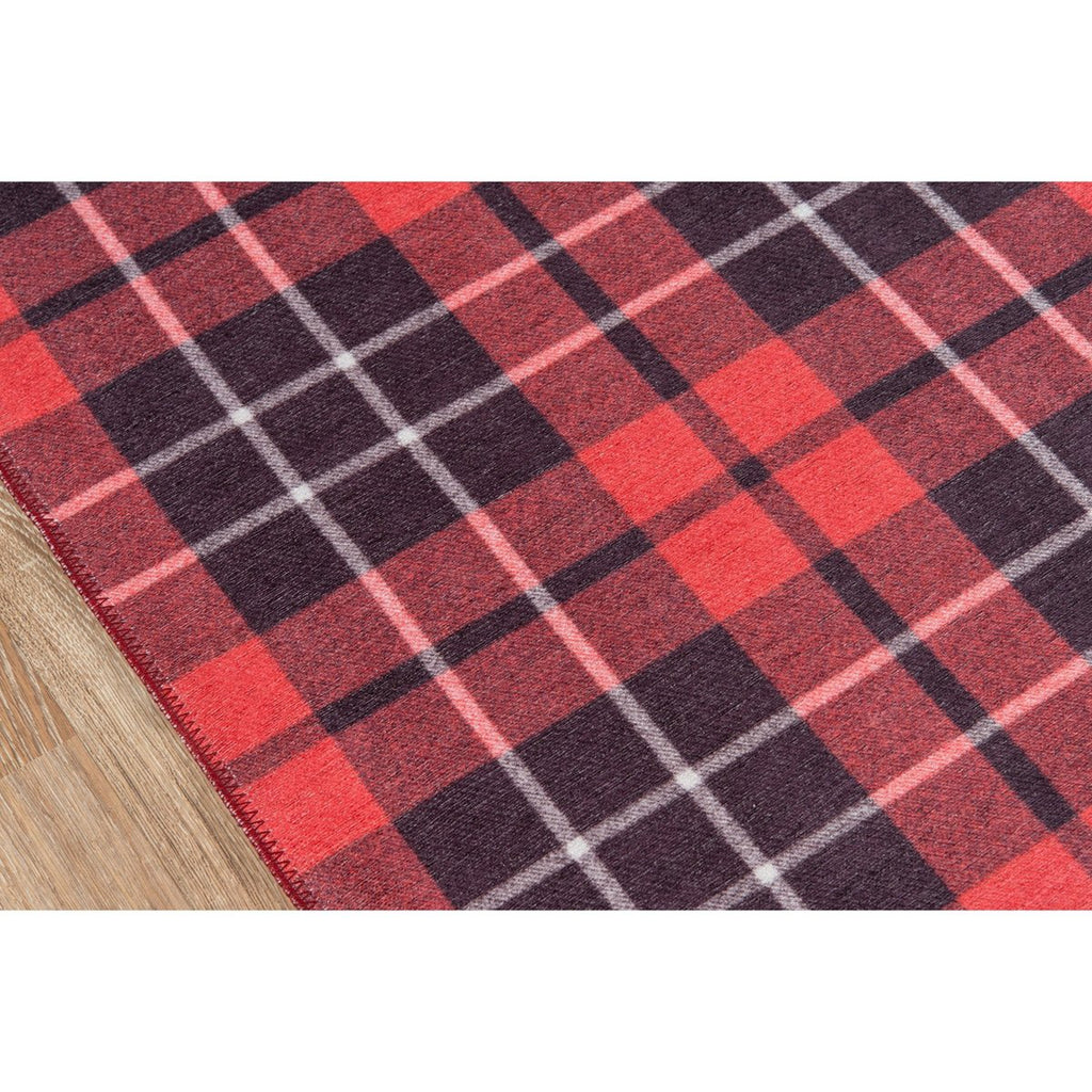 RED YORK DISTRICT RUG
