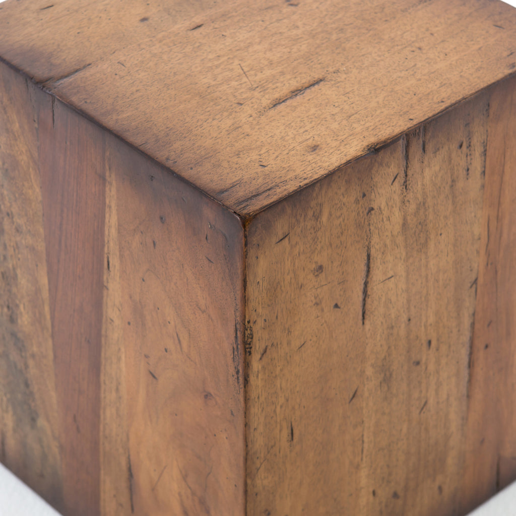 Duncan End Table-Reclaimed Fruitwood