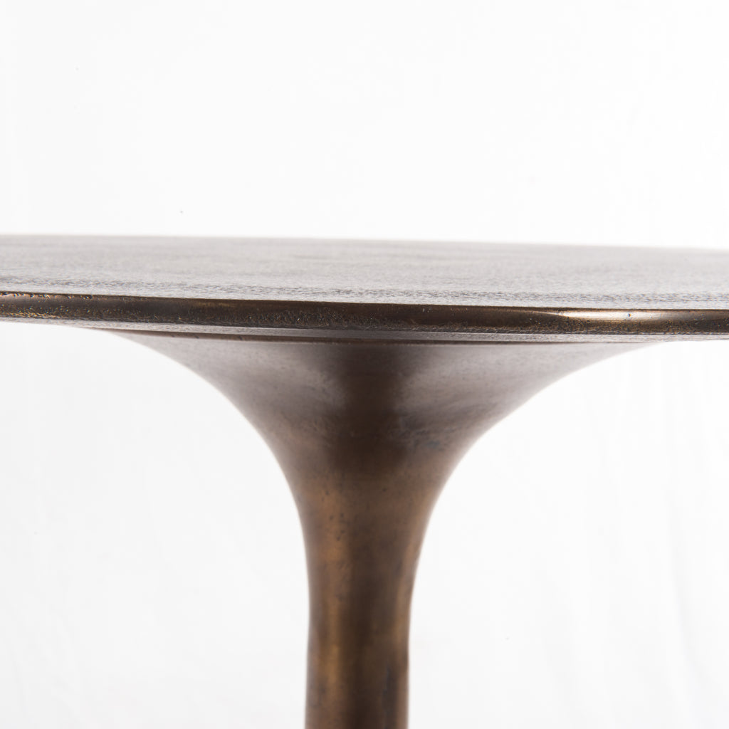 Tulip Side Table-Antique Rust