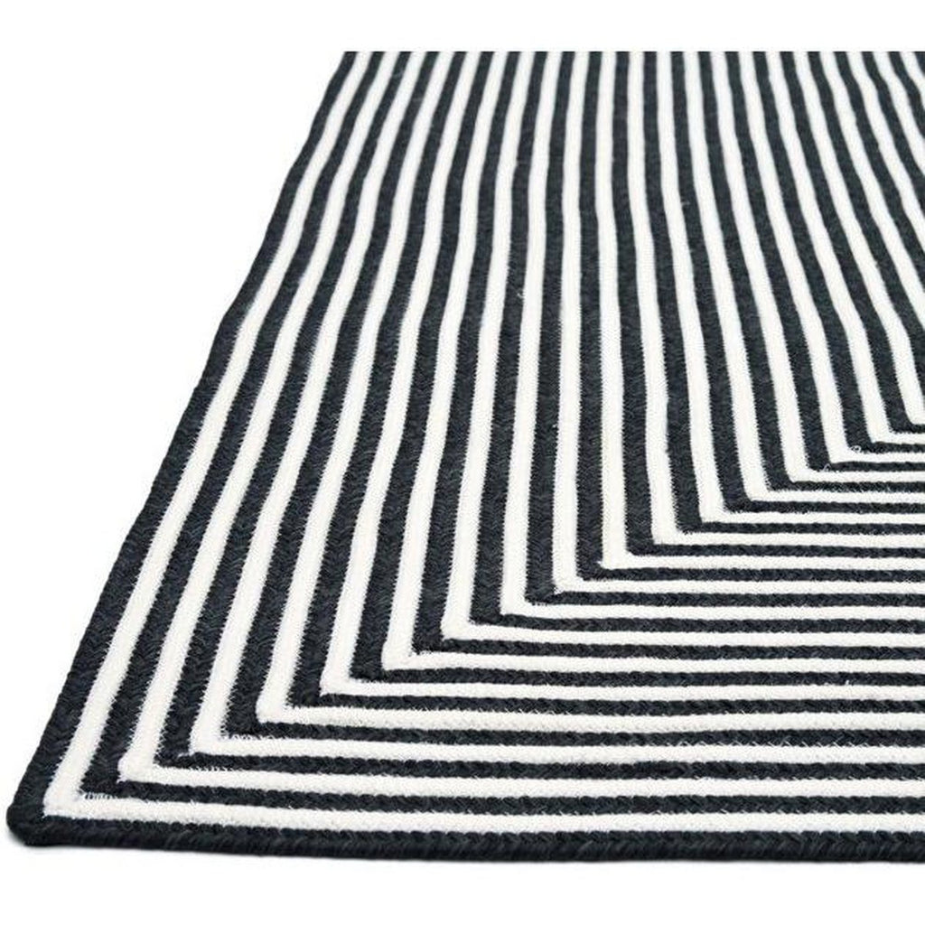 Line Out Rug BLACK IN-OUT RUG