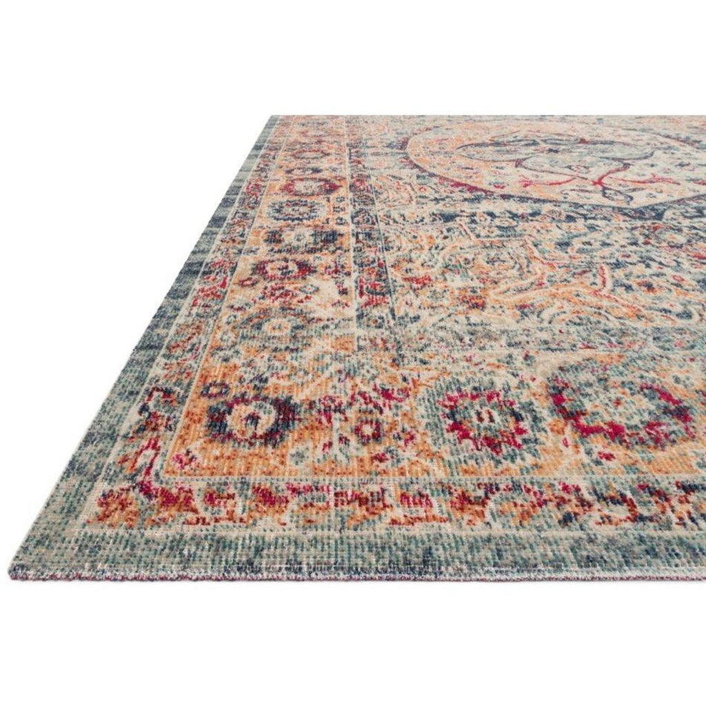 BLUE AND MULTICOLOR NOUR RUG