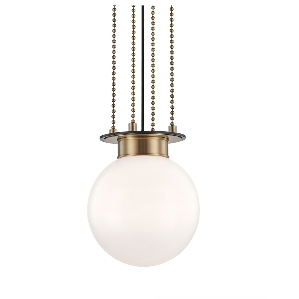 gunther small pendant in aged brass