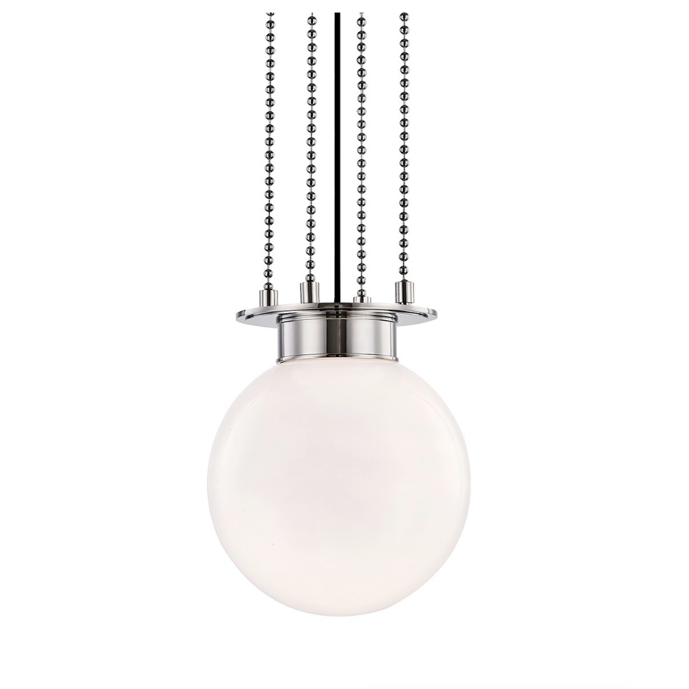 gunther small pendant in polished nickel