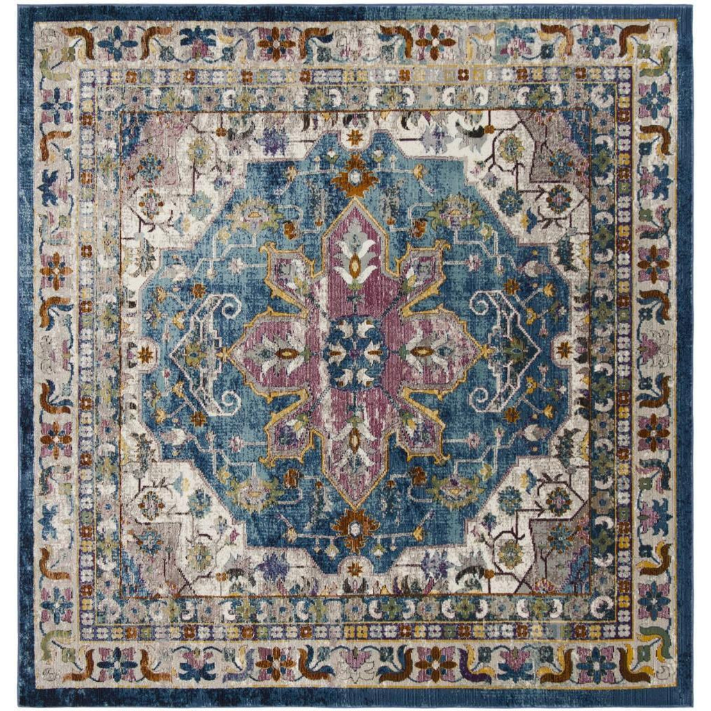 BLUE/ CREME ARIA RUG
