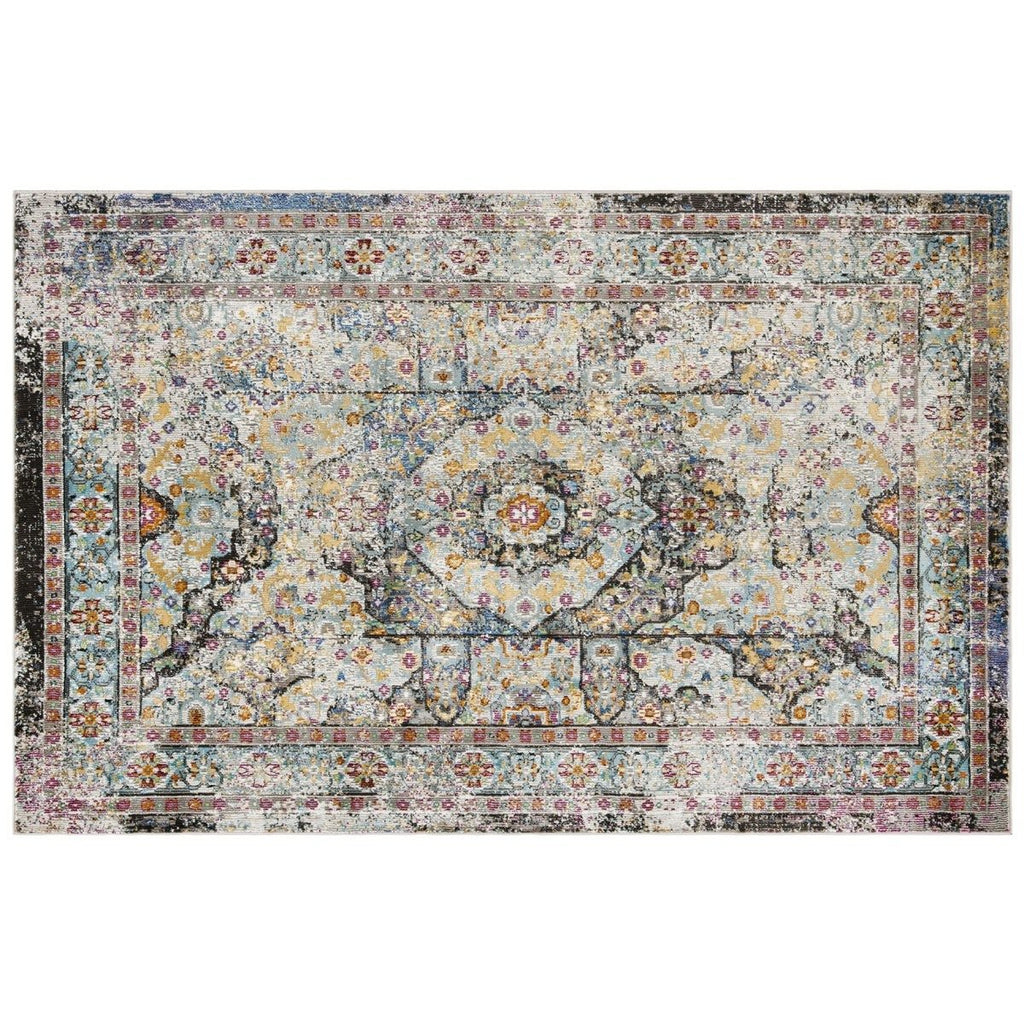 BLUE/ MULTI ARIA RUG