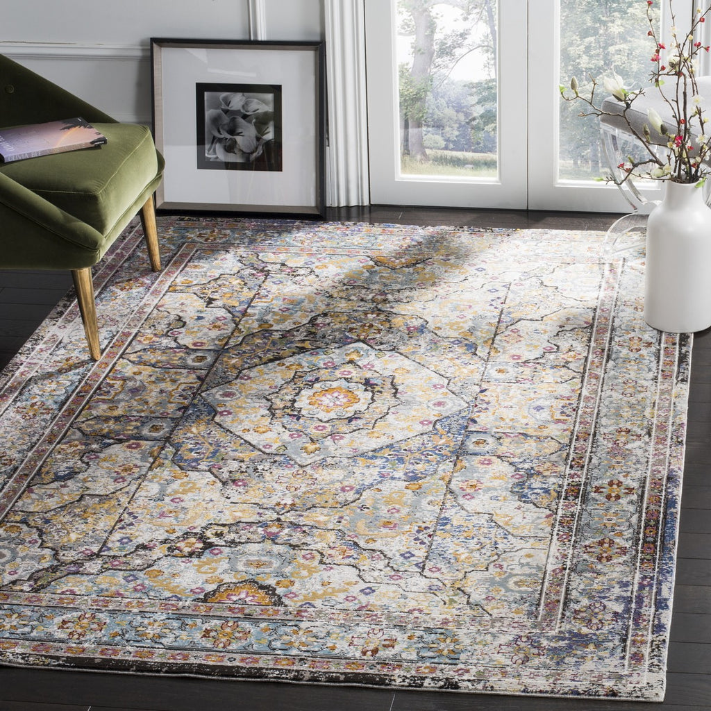 BLUE/ MULTI ARIA RUG