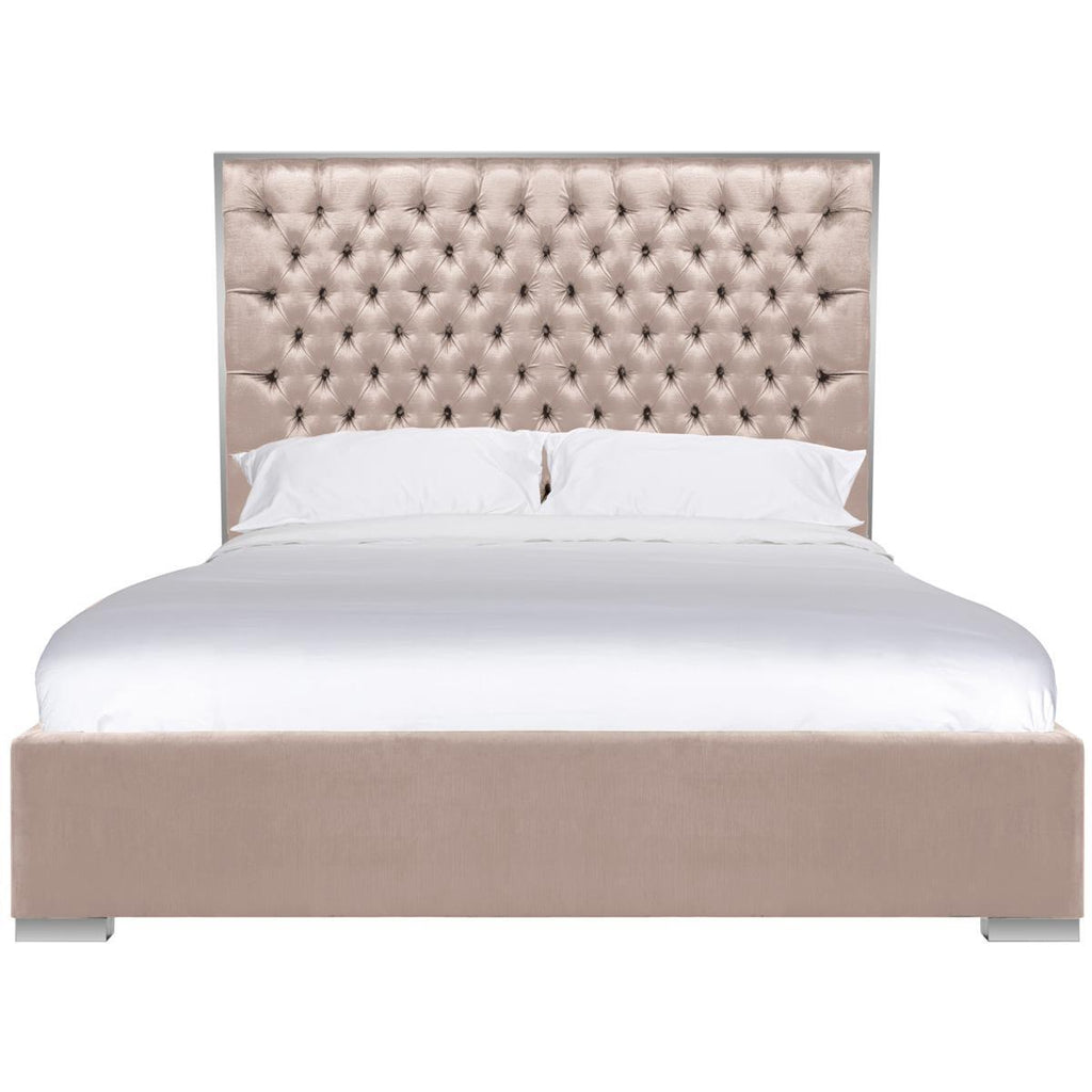 chester pearl velvet king bed