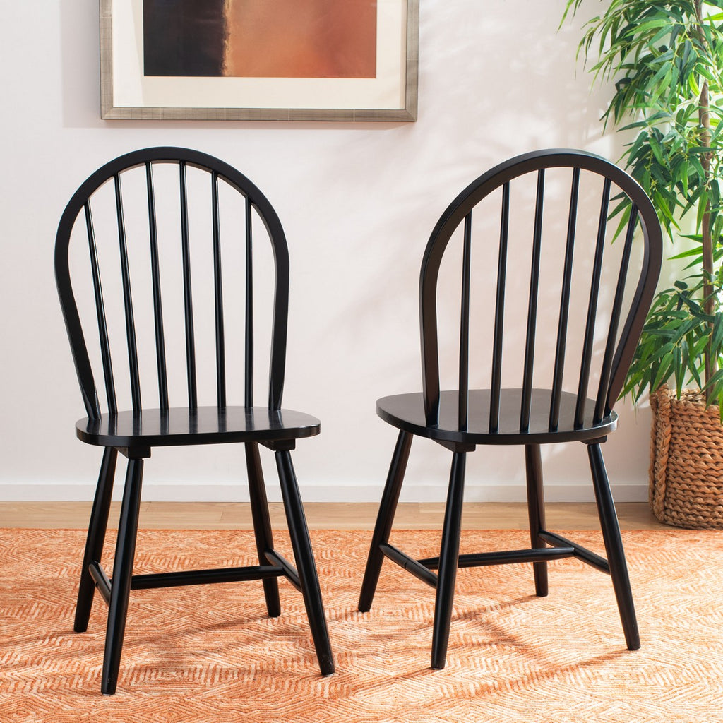 OVAL SPINDLE CHAIRS - SET OF 2