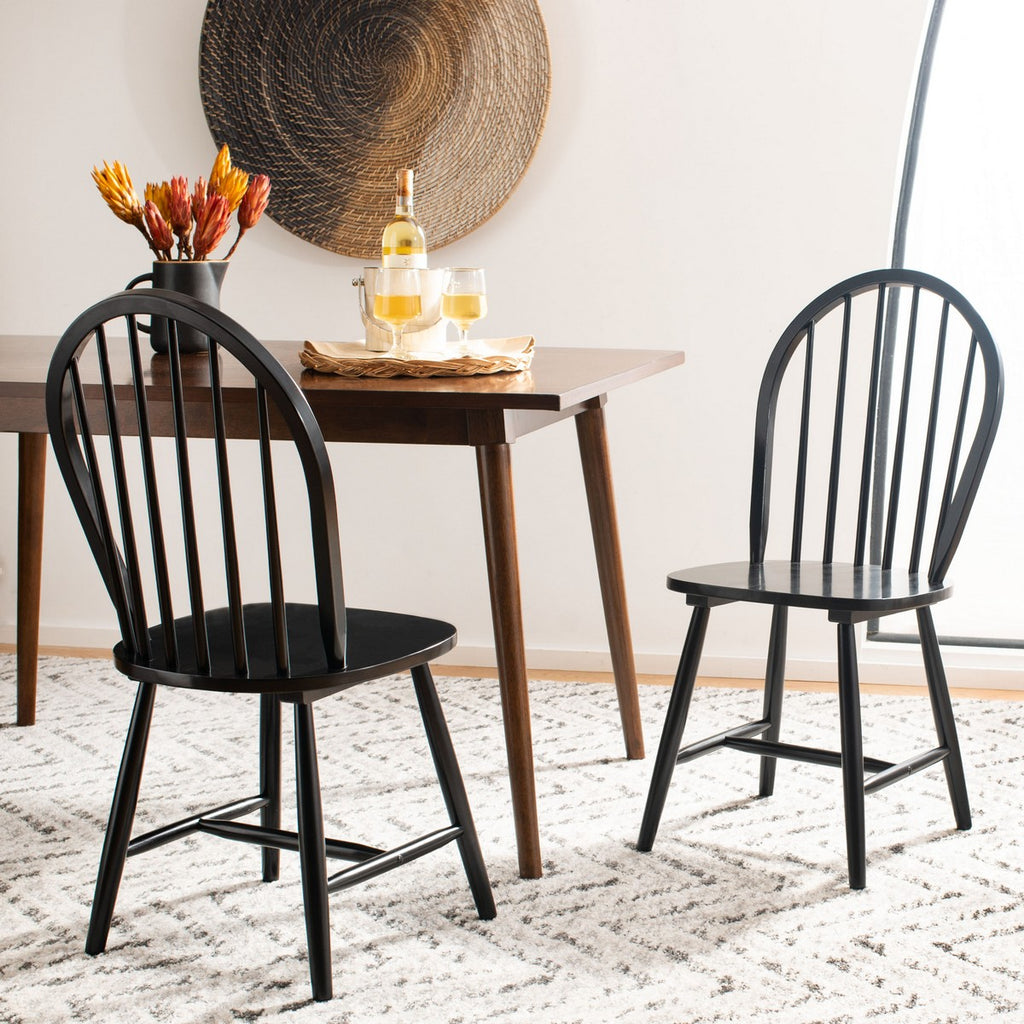OVAL SPINDLE CHAIRS - SET OF 2
