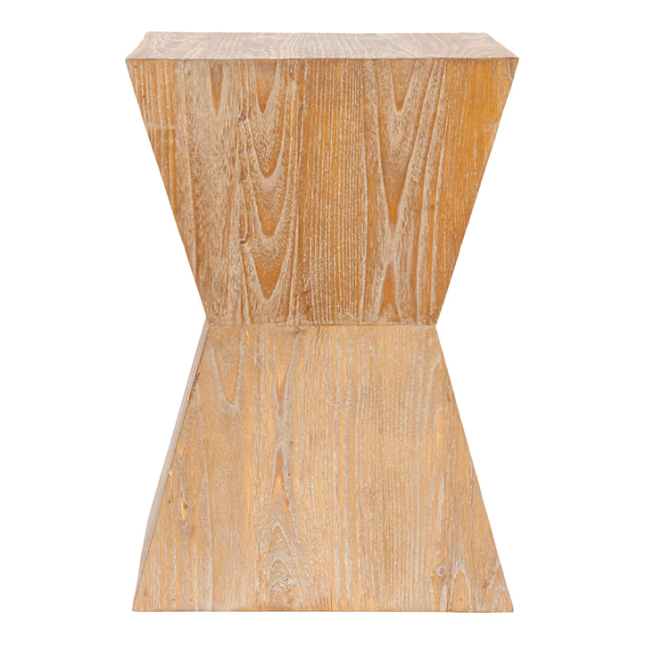 natak hourglass shaped accent table