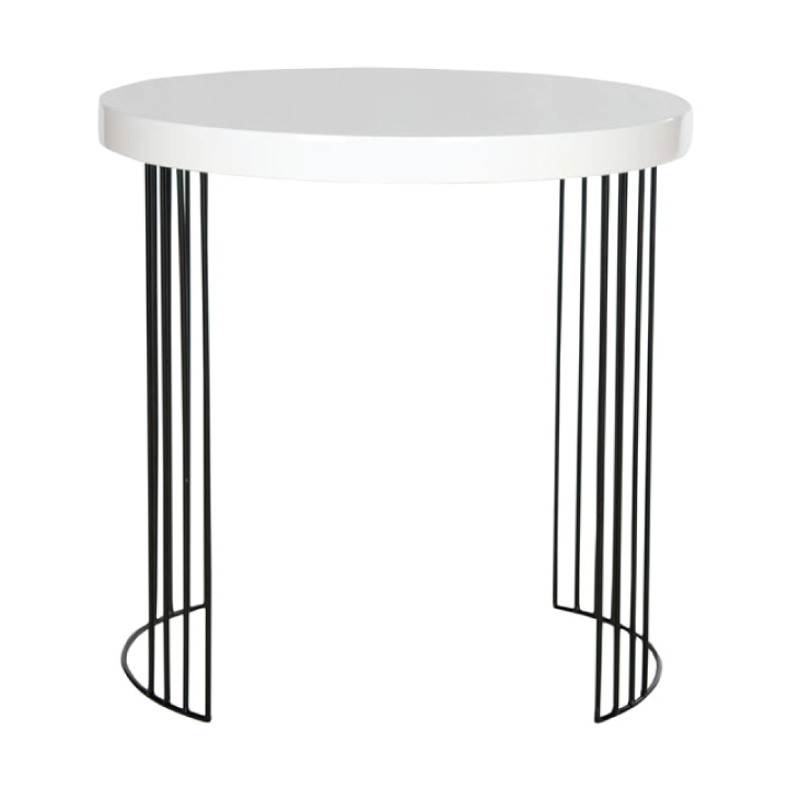 accent table with metal legs