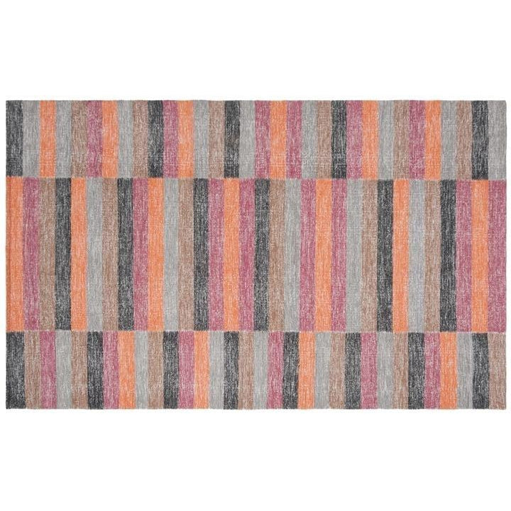 RUST/ MULTI BOHO TRIBAL RUG